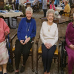 From left to right: Mary O’Leary, 102; Louise Moresco, 100; Jean Bates, 103; Enrica Albano, 100